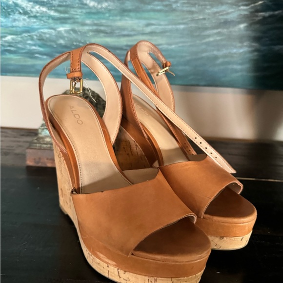 Aldo platform wedge sandals - Picture 4 of 5